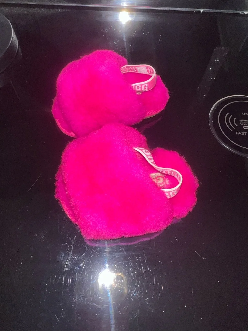 Baby Hot Pink Ugg Slides
